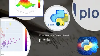 3D visualisation of datasets through plotly package in