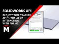 Project Time Tracker - Interacting with Forms