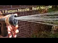 Gardening Tool Orbit 7 pattern Nozzle for Hose Lowes
