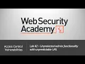 Broken Access Control - Lab Unprotected admin functionality with unpredictable URL Long Version
