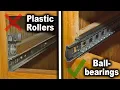 How to Replace Drawer Slides Soft-Close Full Extension Ball Bearing Drawer Slide