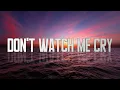Download Lagu Don't watch me cry - Jorja Smith || lyric video (cover by Alexandra Porat)