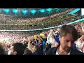 Lagu Fantastico! Freed from desire! Amazing singing. In Wembley stadium before extra time in euro final