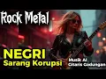 Lagu NEGRI SARANG KORUPSI | Rock Metal | Gitaris Gadungan (AI)