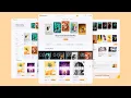 E Commerce Website Design Using HTML CSS JavaScript Book Store Website
