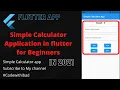 How to Make Simple Calculator in Flutter Calculator app in flutter 2021