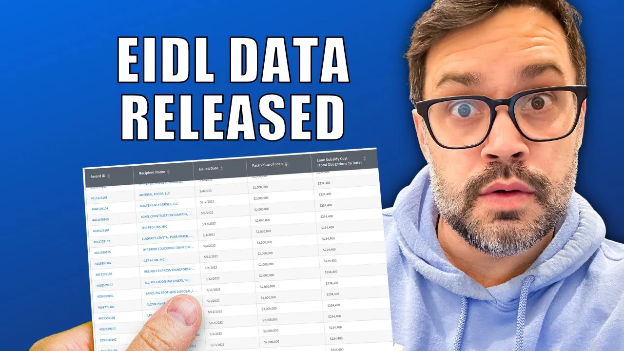 Here's How To Look Up All EIDL Transaction Data