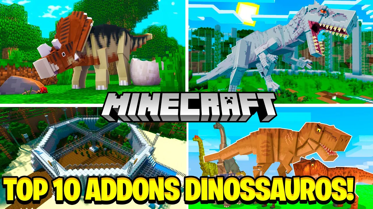 INDORAPTOR Vs INDOMINUS REX!!! - Jurassic World Minecraft DLC | Ep5