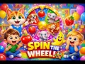 Spin the Wheel Game for Kids Learn Animals Fruits Fun Kids Learning