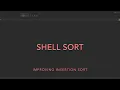 8 Shell Sort Python Practice