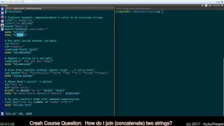 Concatenate Join Strings in Shell Script