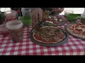 More with Dean cooking pizza on the grill