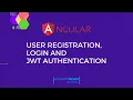 User Registration Login and JWT Authentication in Angular
