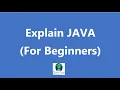 Java Fresher Series - Explaining Java and other technologies under it Theory