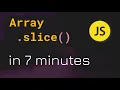 Array slice in JavaScript Programming Hindi - JavaScript Tutorial