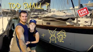 We bought a 38ft sailboat…without considering kids