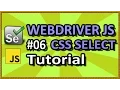 WebDriverJS CSS Selector Part 06 QAShahin