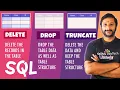 Delete vs Drop vs Truncate in SQL Tamil SQL for Beginners