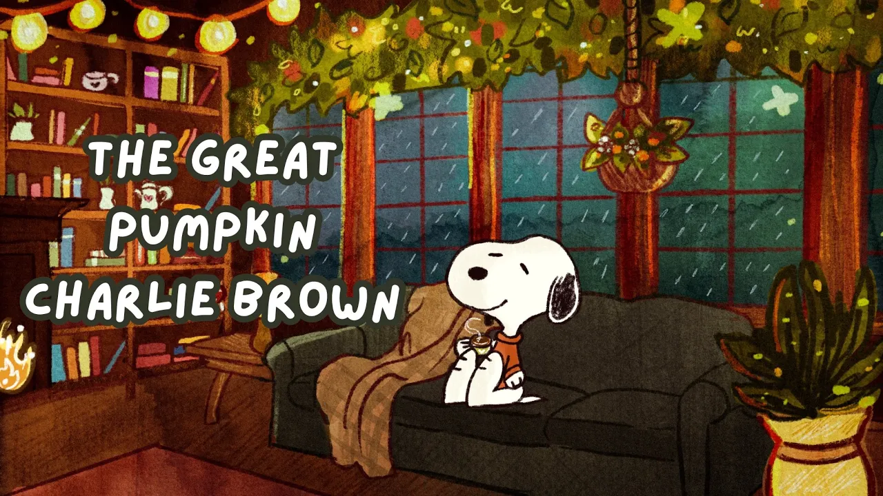 The Great Pumpkin Autumn Snoopy Song~ Charlie Brown Study Music Vince Guaraldi