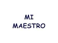 Mi maestro - Funky  (karaoke)