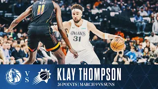 Klay Thompson 26 Points Highlights vs Phoenix Suns March 9 2025