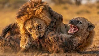 صراع البقاء بين الأسود والضباع على عرش السافانا | حيوانات أفريقيا المتوحشة | وثائقي عن الحيوانات