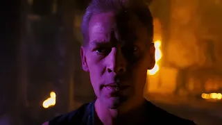 Mortal Kombat Annihilation 4K Fight Scene Raiden vs Raptors - James Remar Ray Park