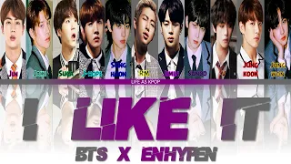 Download How would BTS \u0026 ENHYPEN (JK, SH, SO, JW) sing 'I Like It' (by BTS)(Han/Rom/Eng)| fanmade MP3