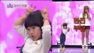 طفله كوريه تقلد الاغنيه الكوريه كيومي كيوووووووووووووووت 