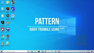 Right Angle Triangle Pattern Python Programming Pattern Designing