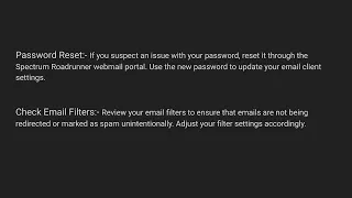 How to Fix Spectrum Roadrunner webmail Sending and Receiving issue