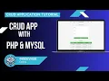 Complete CRUD Application with PHP MySQL Tutorial Step-by-Step Guide XAMPP VS Code Setup