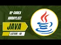 Java Lecture 40 ArrayList