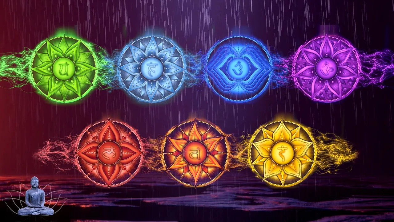 Full Night All 7 Chakras Cleansing Music & Rain | 7 Chakra Opening & Balancing Sleep & Meditation Full Night All 7 Chakras Cleansing Music & Rain | 7 Chakra Opening & Balancing Sleep & Meditation