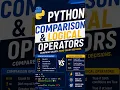 Python Ep 9 Comparison Logical Operators