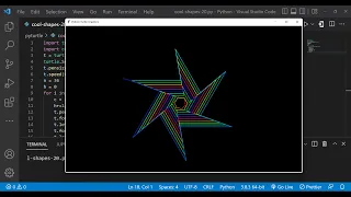 Python Turtle Graphics - 30 Cool Shape Drawing Python Turtle Coding Learnonpy