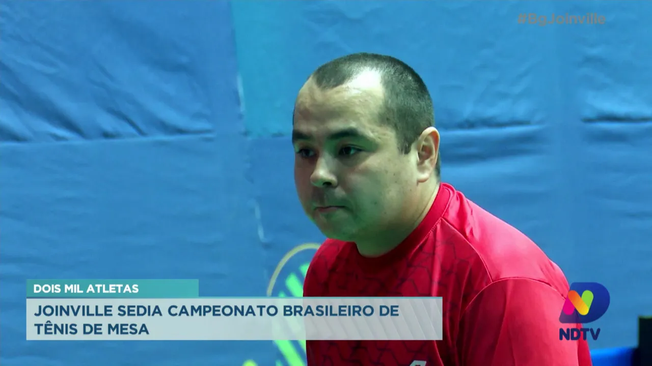 Dois mil atletas: Joinville sedia campeonato brasileiro de tênis de mesa