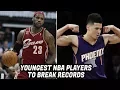 YOUNGEST NBA PLAYERS TO HAVE NBA RECORDS
