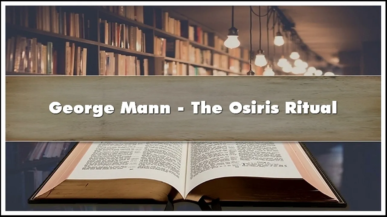 George Mann The Osiris Ritual Audiobook