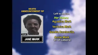 Jane Mark Long Obituary
