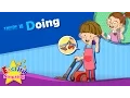 Download Lagu Theme 18. Doing - What are you doing? | ESL Song \u0026 Story - Learning English for Kids