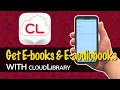 Get E-books E-audiobooks with cloudLibrary
