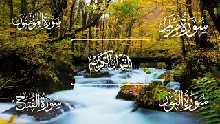 سورة مريم سورة المؤمنون سورة النور سورة الفتح الشيخ خالد الجليل Sheikh Khalid Al Jalil 