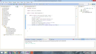 Simple java program to remove blank spaces