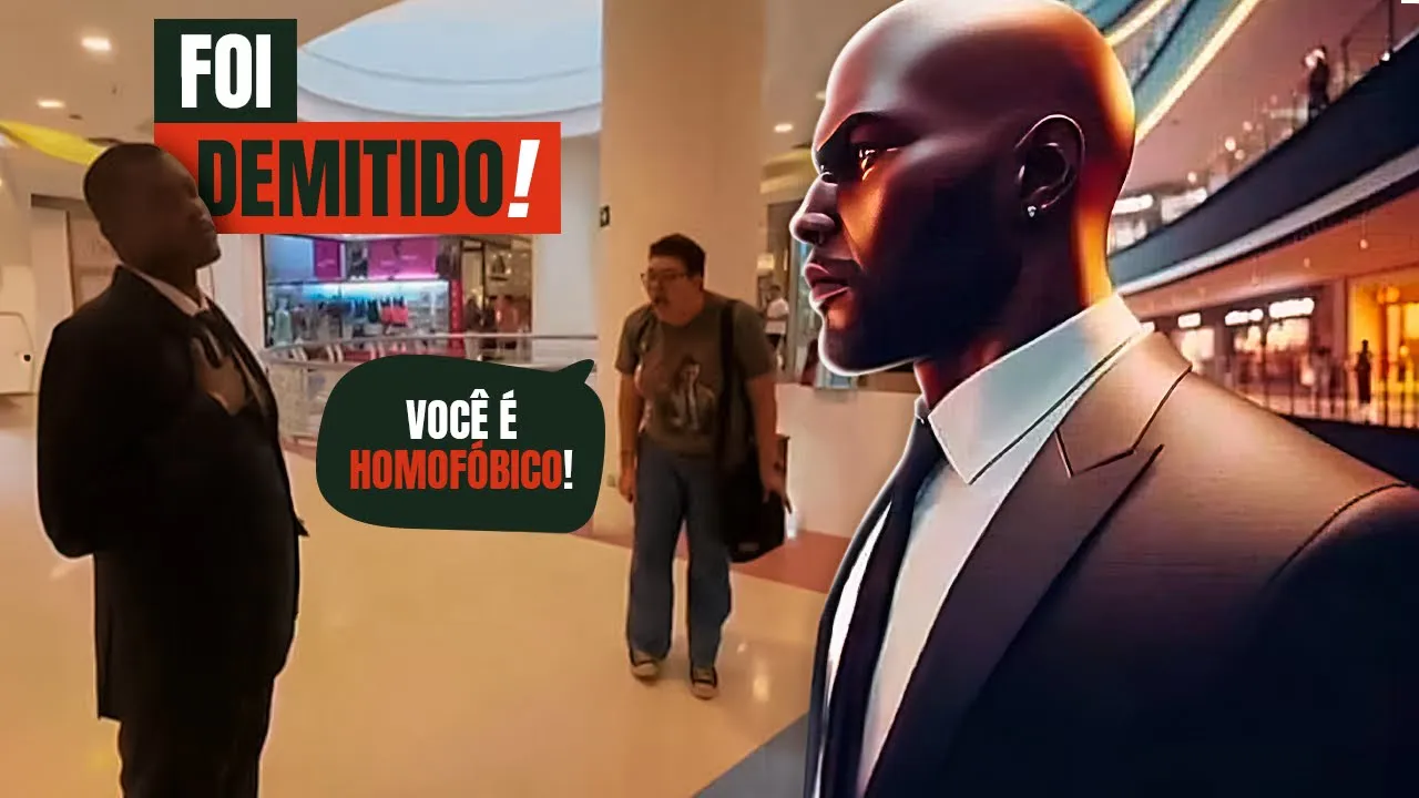 O SEGURANÇA POSTURADO FOI DEMITIDO