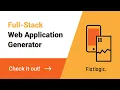 Alpha-testing Full-Stack Web App Generator by Flatlogic 2021
