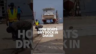 This is how you dry dock your boat here #windedvoyage #sailinglifestyle #africatravel #Senegal