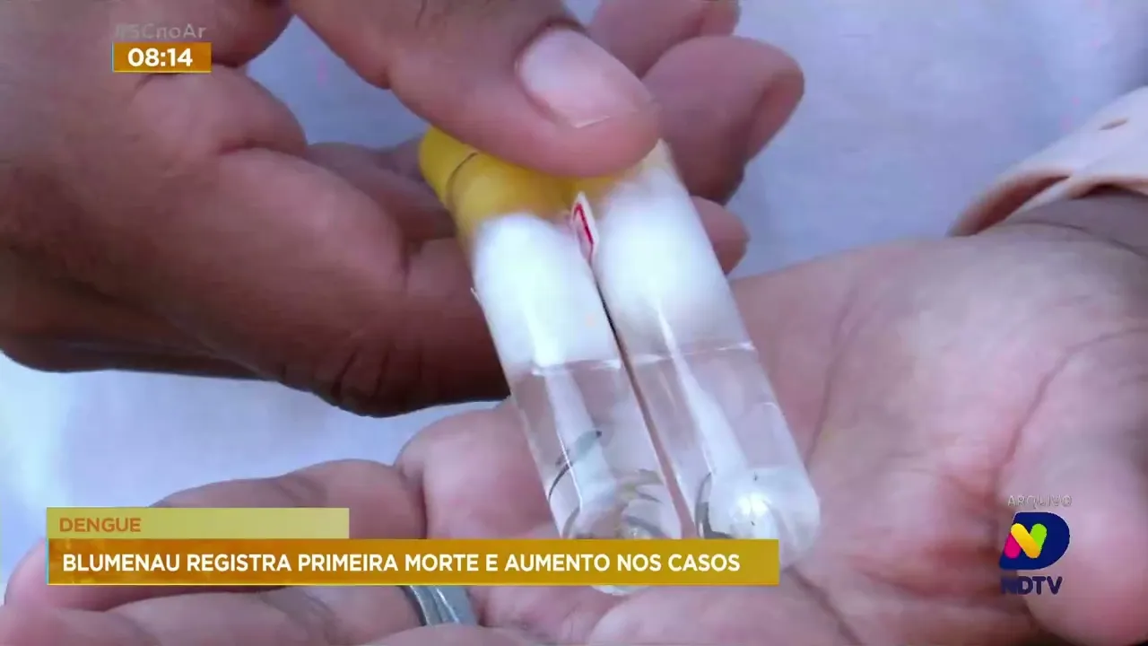 Blumenau registra aumento nos casos de dengue e a primeira morte em decorrência da doença