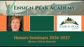 Honors Seminars for 2026-2027 with Felicia Hanosek