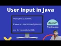 User Input in Java Scanner class